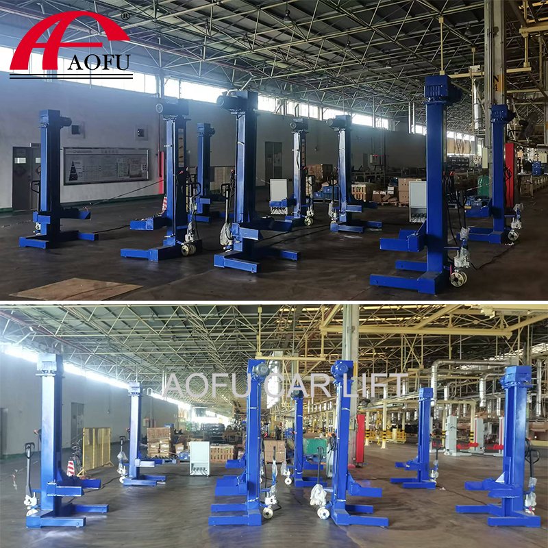 Electric Six-Post Hydraulic Car & Bus Lift Mobile Truck Lift with 20/30/45 Tons Capacity Steel Material Mechanical Screw Drive