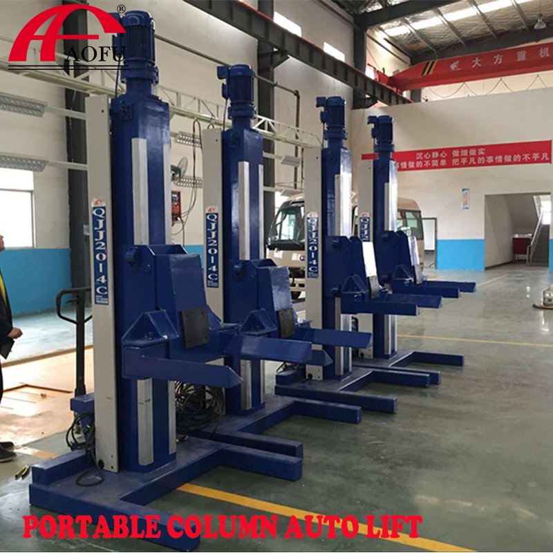 Electric Six-Post Hydraulic Car & Bus Lift Mobile Truck Lift with 20/30/45 Tons Capacity Steel Material Mechanical Screw Drive