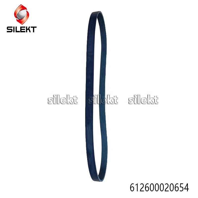 DRIVE BELT 612600020654 6PK1255 Weichai Power WP10 WD615 WD10 Series Truck Engine Accessories V-ribbed Belt