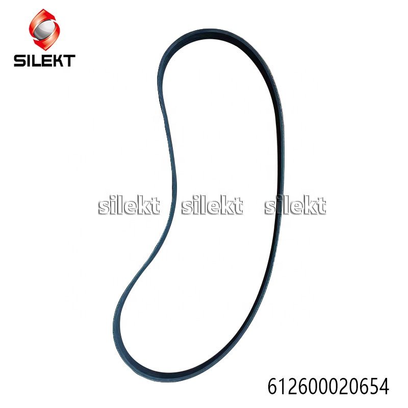 DRIVE BELT 612600020654 6PK1255 Weichai Power WP10 WD615 WD10 Series Truck Engine Accessories V-ribbed Belt