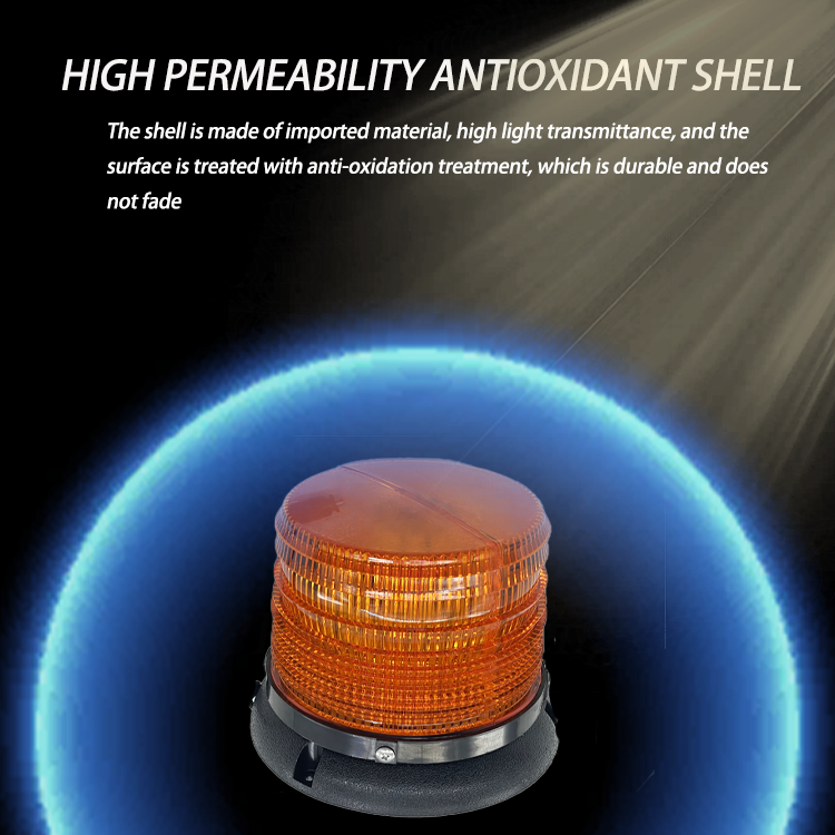 LED Yellow Roof Lights Car Truck Warning Flash Beacon Strobe Emergency Light School Bus Lamp Magnetic Base