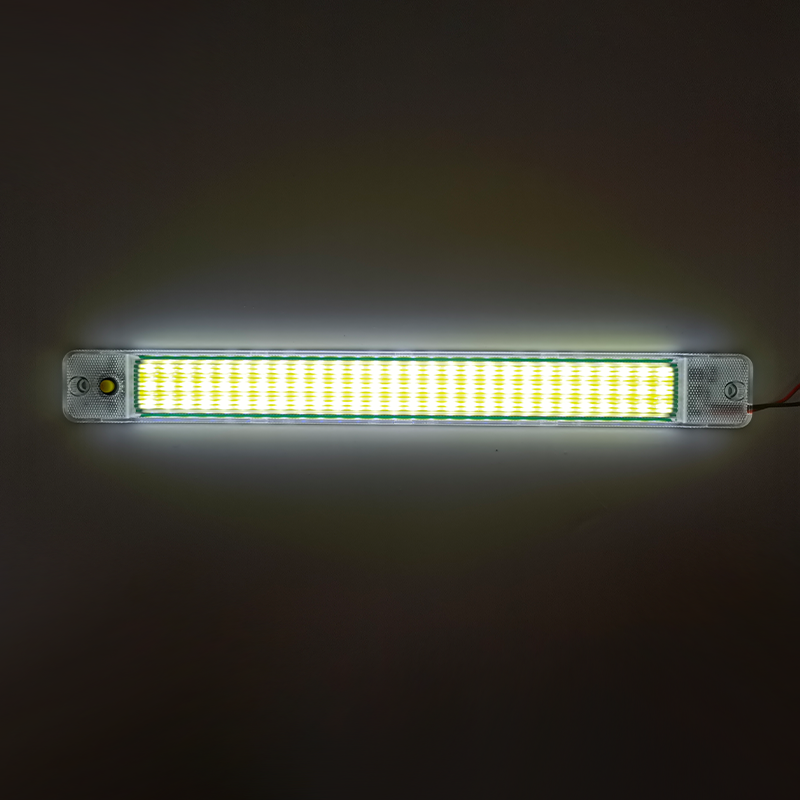 LED RV Ceiling Roof Lights Bar Lamp With On/Off Switch COB LED Interior Lights for Car Camper Van Bus Caravan Boat Dome Light