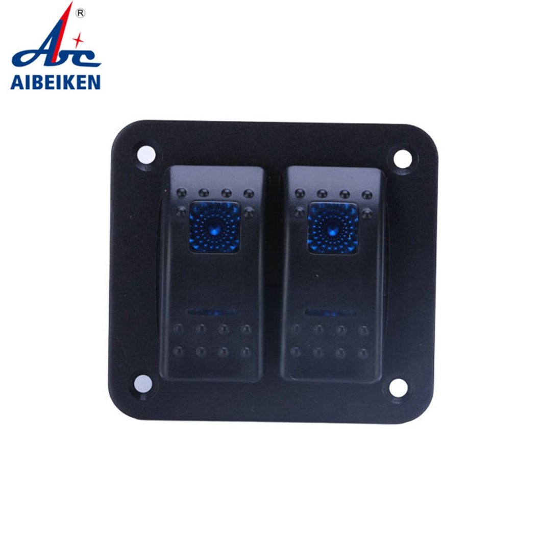 Waterproof 2 Port LED LAMP 2.1A 1.0A Dual Usb Charger Marine Dual Accessory Power Socket for Car Boat Marine Mobile 12V 24V
