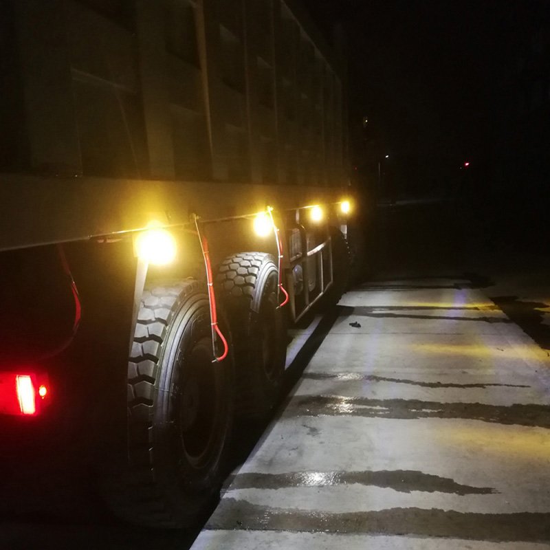 24V 9 SMD LED Truck LED Side Marker Van Truck Lorry Trailer Front Rear Side Light Position Indicator Lamps