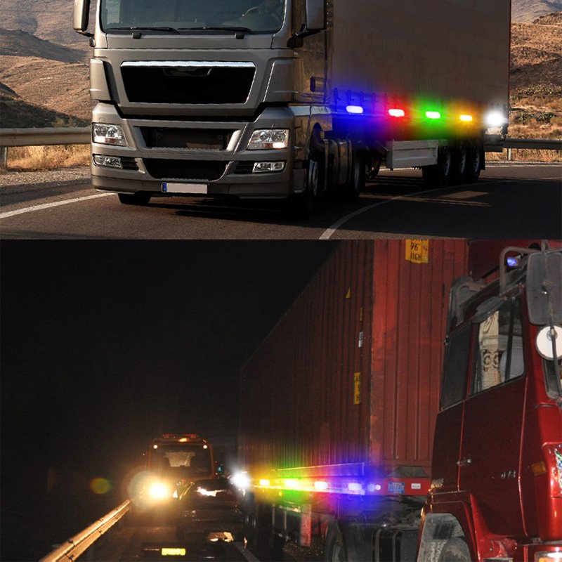 24V 9 SMD LED Truck LED Side Marker Van Truck Lorry Trailer Front Rear Side Light Position Indicator Lamps