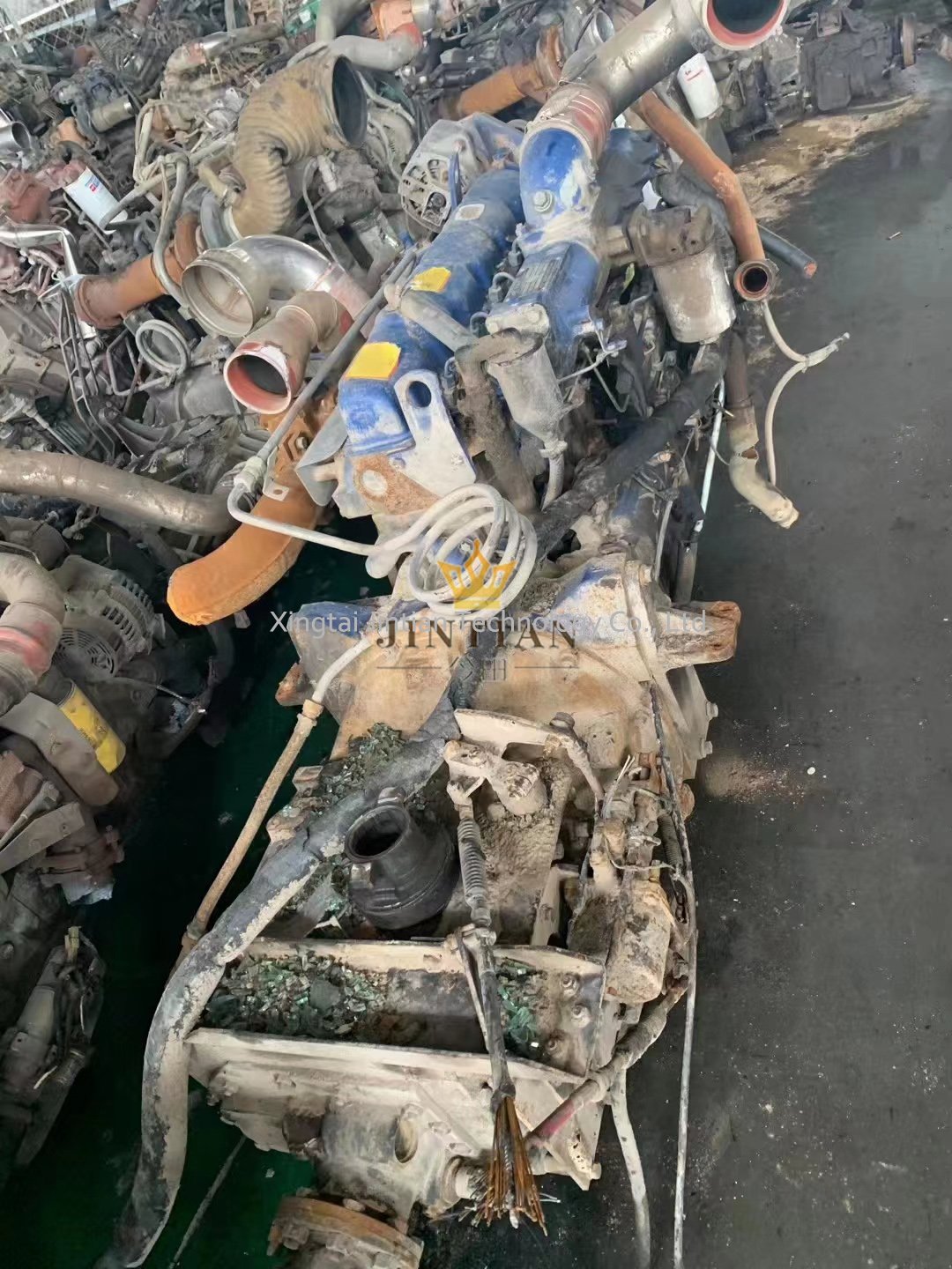 Original Used Bus Engine 199kW 2200r/min YC6G270-20 for YUCHAI Engine