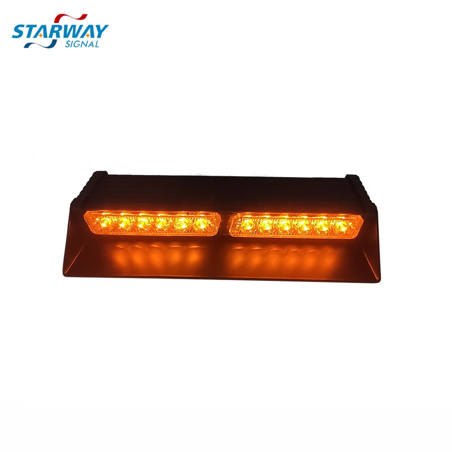 Led Warning Light Traffic Visor Dash Deck Light Interior Strobe CE Customized 12V Universal Led Light Bar 2 Years LED4H402-6T