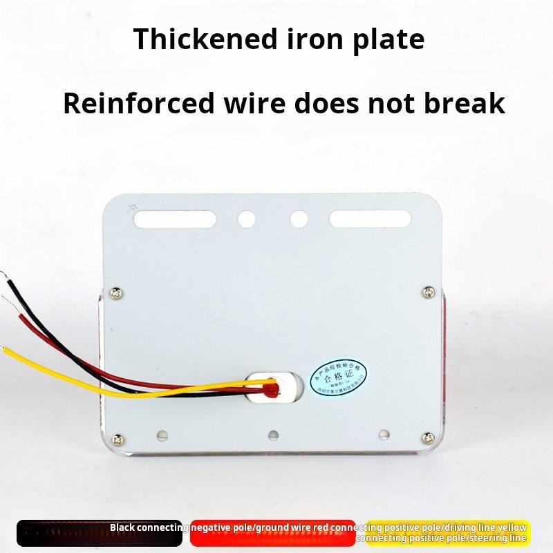 Large Truck Led Side Lamp 24v New Super Bright Double Row Waterproof Strong Light Reversing Lamp Sidelight Width Lamp