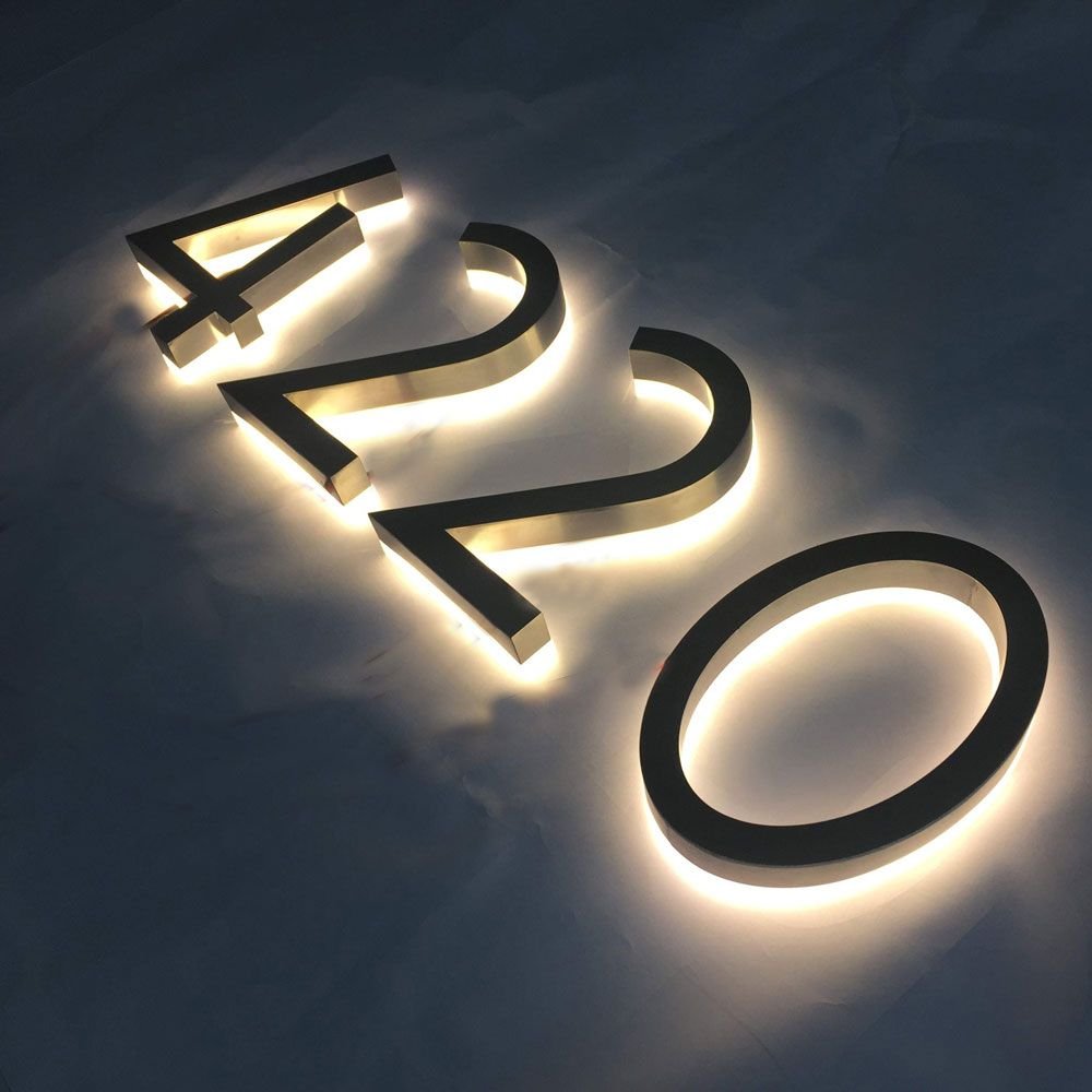 Electronics Home Decor LED Light Signs Marquee Letters Acrylic Model for Indoor Outdoor Office Advertising Backlit Function