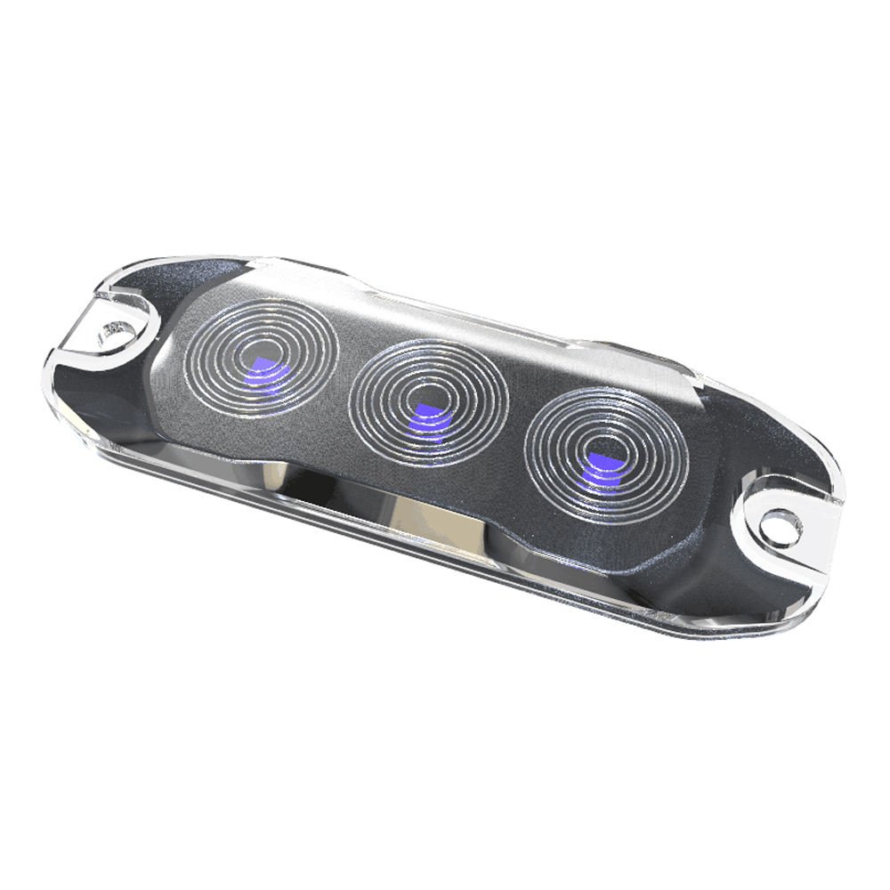SAE ECE Ultra Slim 3LEDS 8W Single Colors Strobe Warning Lamp Flash and Steady on White Yellow Red Position Lamp 12v 24v