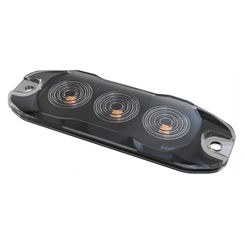 SAE ECE Ultra Slim 3LEDS 8W Single Colors Strobe Warning Lamp Flash and Steady on White Yellow Red Position Lamp 12v 24v