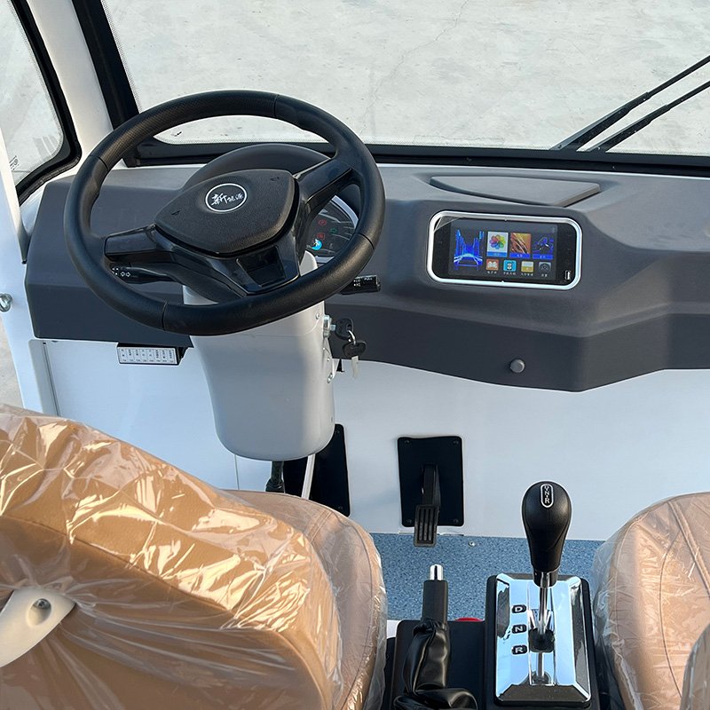 Battery Operated Tourist Sighting Shuttle Bus Electric Vehicle Pure Electric Cart 23 Seats Electric Sightseeing Bus
