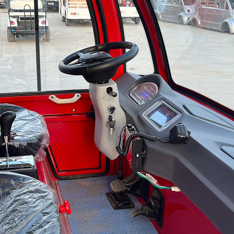Battery Operated Tourist Sighting Shuttle Bus Electric Vehicle Pure Electric Cart 23 Seats Electric Sightseeing Bus