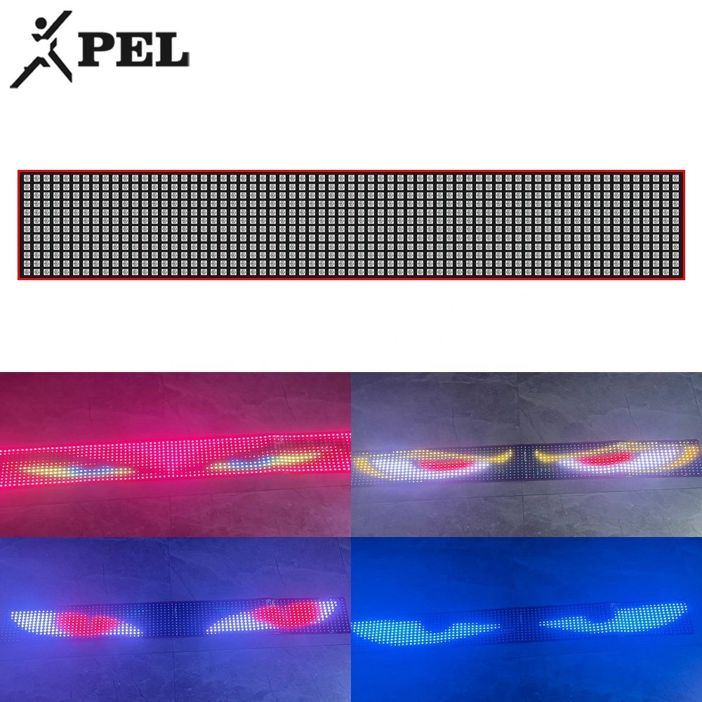 PEL APP Control Led Flexible Display Signage RGB Programmable USB Pixel Soft Animated Advertising Screen LED Matrix Pixel Panel