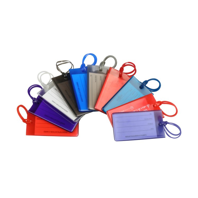 Customized Silicone Promotional Gift Bus Card Set PVC Jelly Luggage Tag