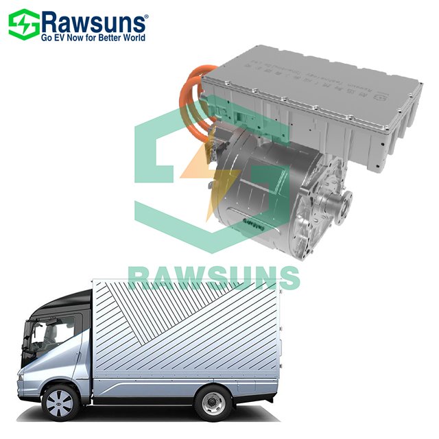 Electric Motor 120Kw 850Nm Ev Car Conversion Kit Electric Engine Propulsion System for Bus/Light Truck