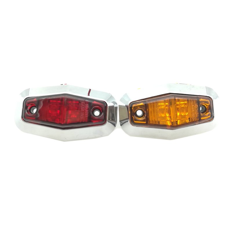 Good Price 2 High Quality Piranha LED Semi Truck Trailer Auto LED Side Marker Lamp Clearance Lights