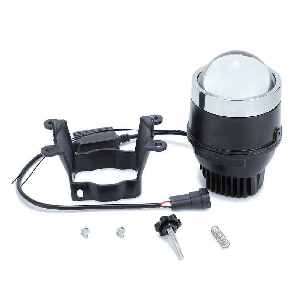 F9X 3color LED High Low Beam Lights Bi Led Fog Light 3.0inch Headlights Projector Lens Led Fog/driving Lights