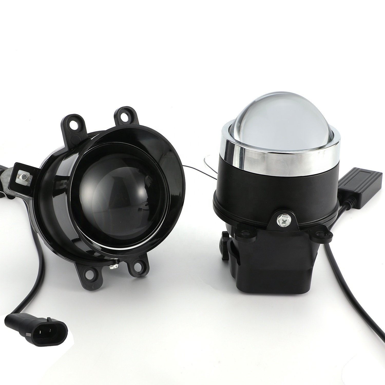 F9X 3color LED High Low Beam Lights Bi Led Fog Light 3.0inch Headlights Projector Lens Led Fog/driving Lights