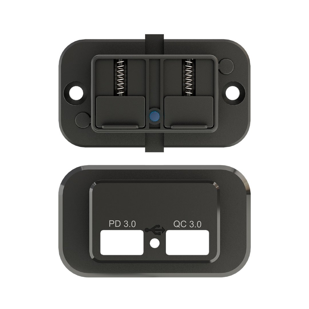 Factory Wholesale Train Tram Bus Seat Fast Charging Usb C Socket Type C Socket Qc3.0 12V 24V Pd Usb Chargers for Bus Rv Boat