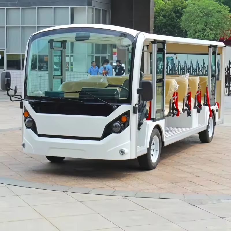 Latest Design Sightseeing Train 96V Sightseeing Vehicles 23 Seater Electric Sightseeing Bus