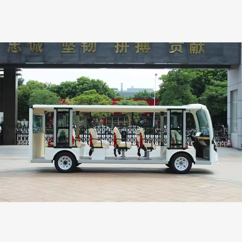 Latest Design Sightseeing Train 96V Sightseeing Vehicles 23 Seater Electric Sightseeing Bus