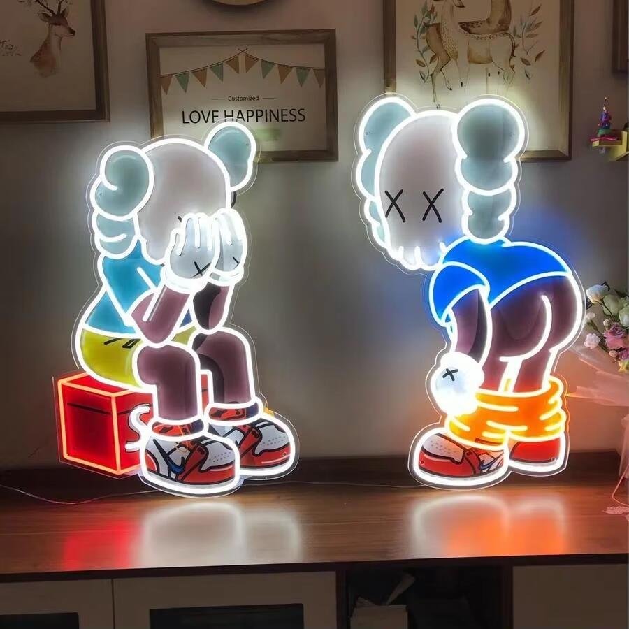 Fast Delivery Acrylic Neon Design Logo Outdoor Custom Acrylic Letters for Room Birthday Wedding Party Decoration