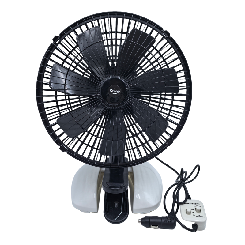 Vehicle Fan Automotive 12v 24v Foldable Storm Car Fan Interior Accessories Summer Gadgets Air Cooling Custom Logo