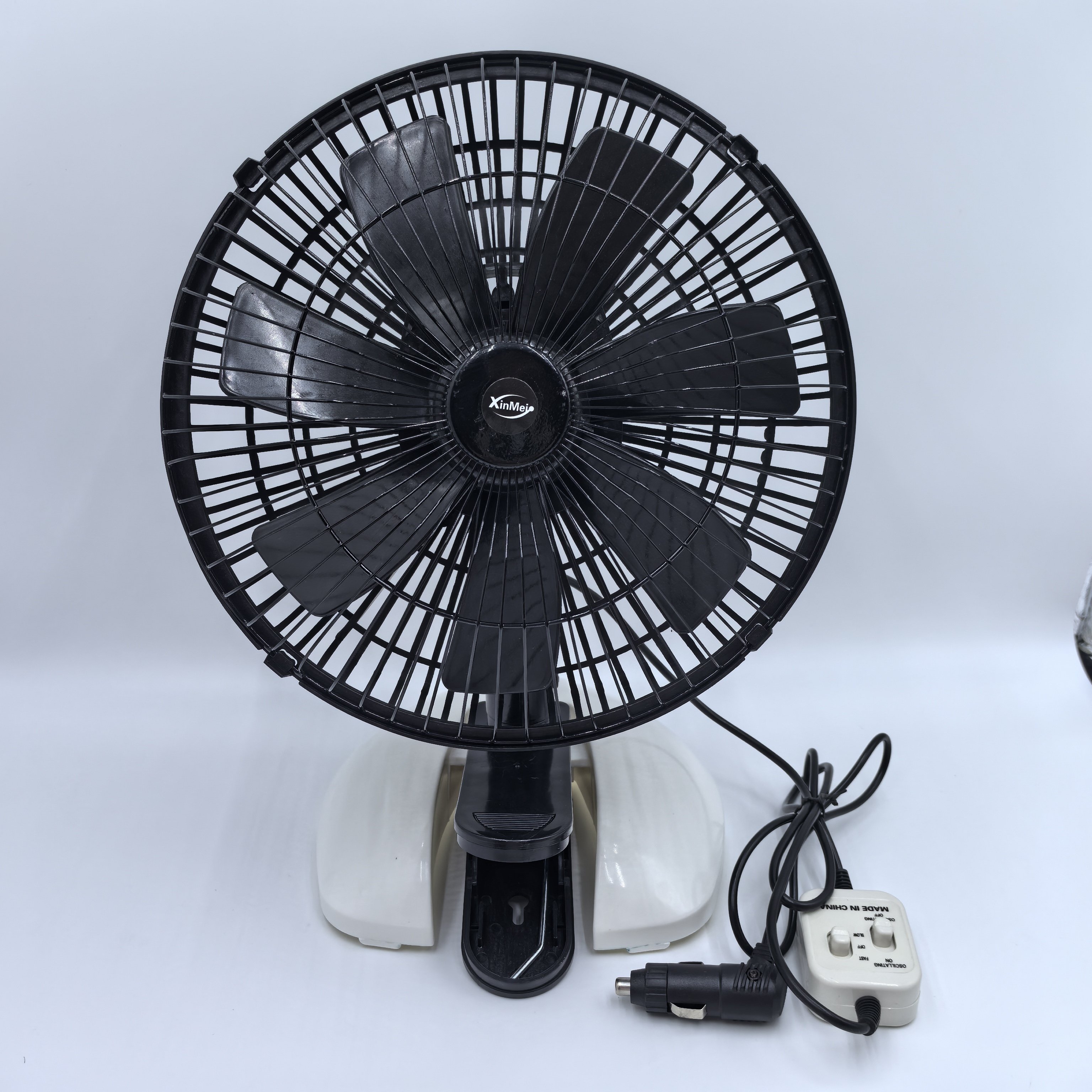 Vehicle Fan Automotive 12v 24v Foldable Storm Car Fan Interior Accessories Summer Gadgets Air Cooling Custom Logo