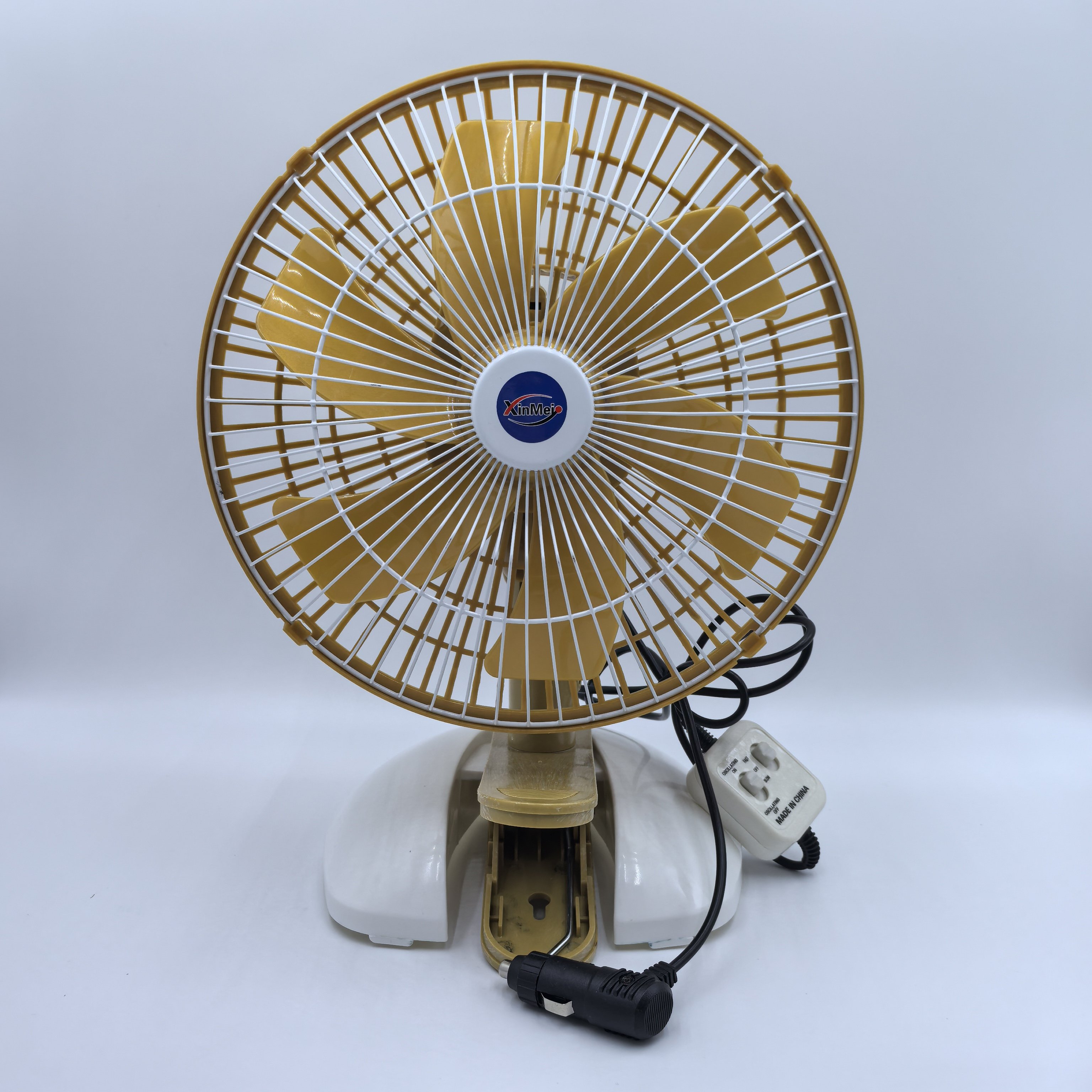 Vehicle Fan Automotive 12v 24v Foldable Storm Car Fan Interior Accessories Summer Gadgets Air Cooling Custom Logo