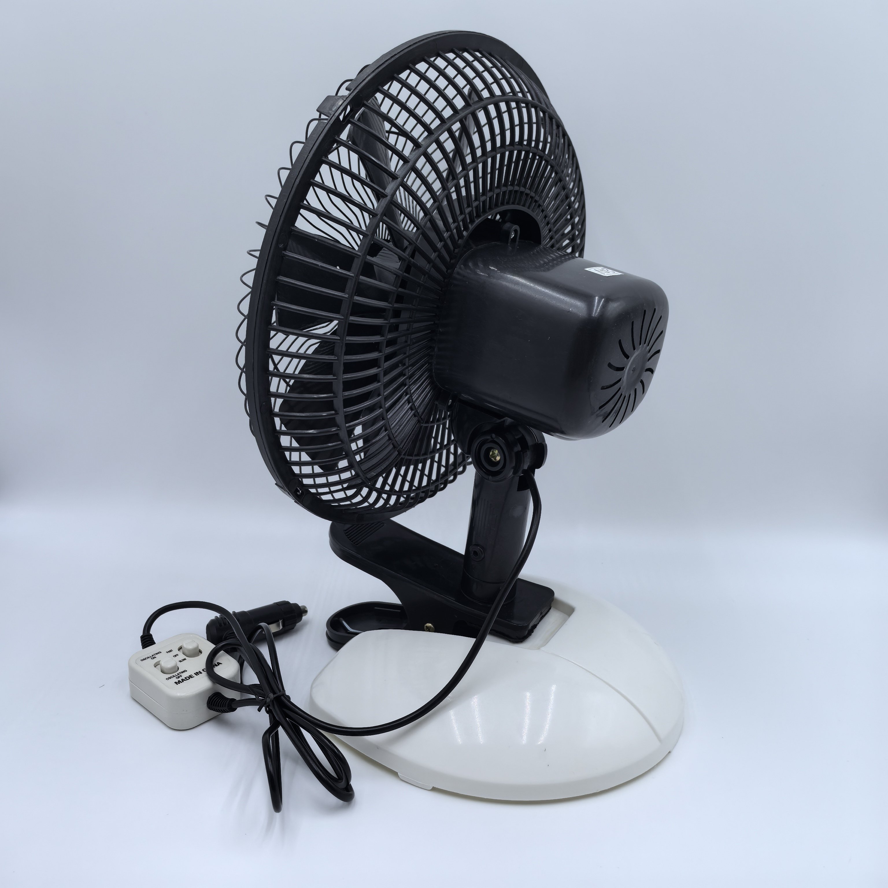 Vehicle Fan Automotive 12v 24v Foldable Storm Car Fan Interior Accessories Summer Gadgets Air Cooling Custom Logo