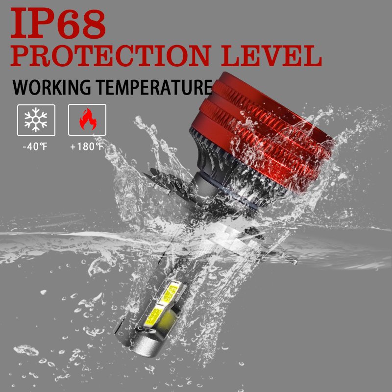 Carolyn Factory M8 Pro led headlight 120W 6000k 12v 24v Truck Automotive CSP Canbus Car Led Headlight Bulb H4 LED Light H11