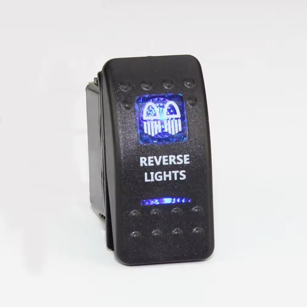 12V 24V LED Illuminated Rocker Switch Custom Boat 12 Volt Waterproof Marine Lighted Rocker Toggle Switch for Car Truck RV UTV