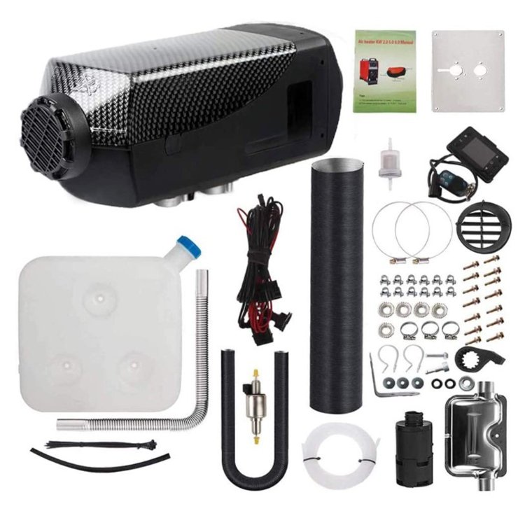 12V 24V Smart Passenger Car Truck Caravan 5Kw diesel Air Parking Heater Standard W Ebasto