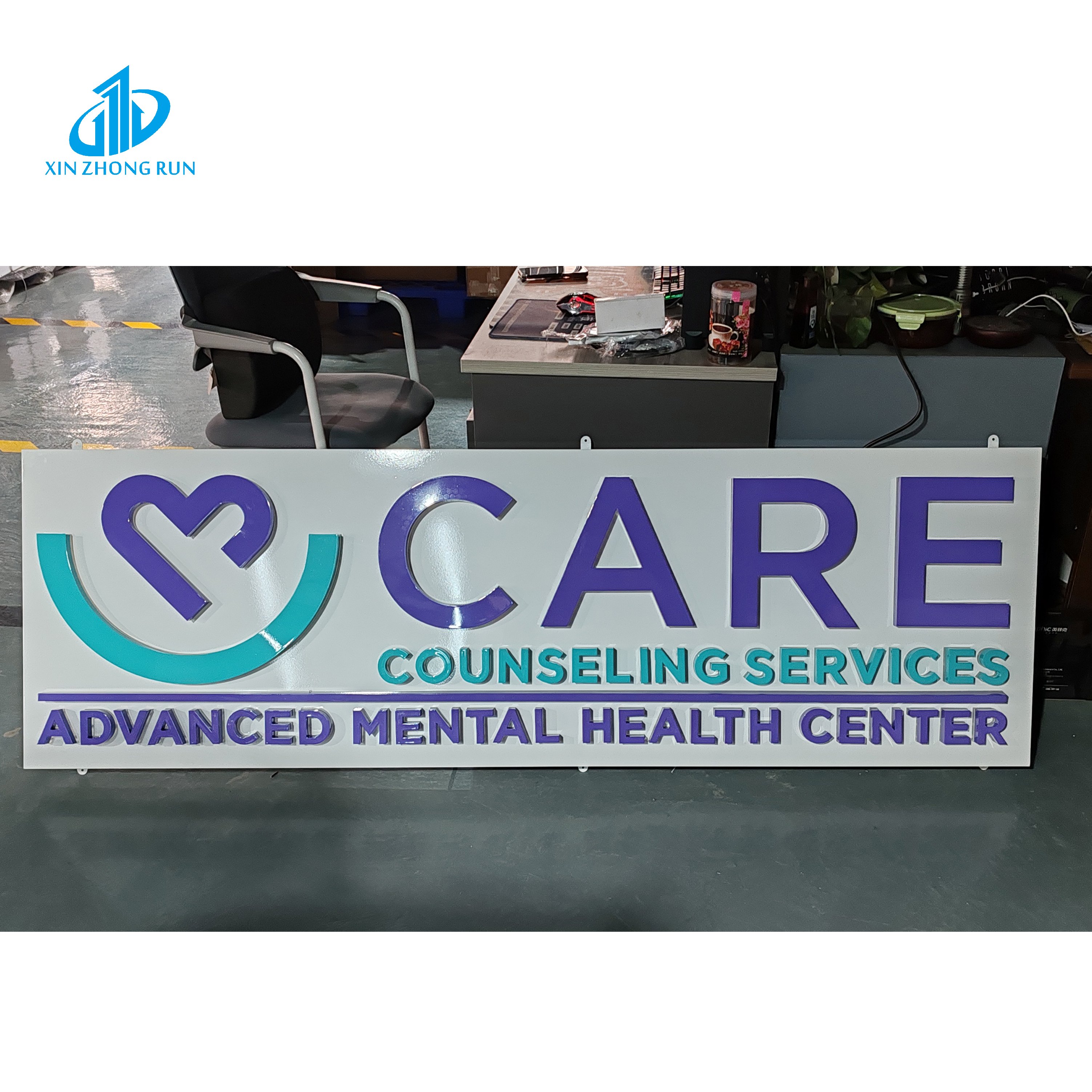 Indoor Outdoor LED 3D Lighting Backlit Signage Letters Custom Illuminated Advertising Letters Metal