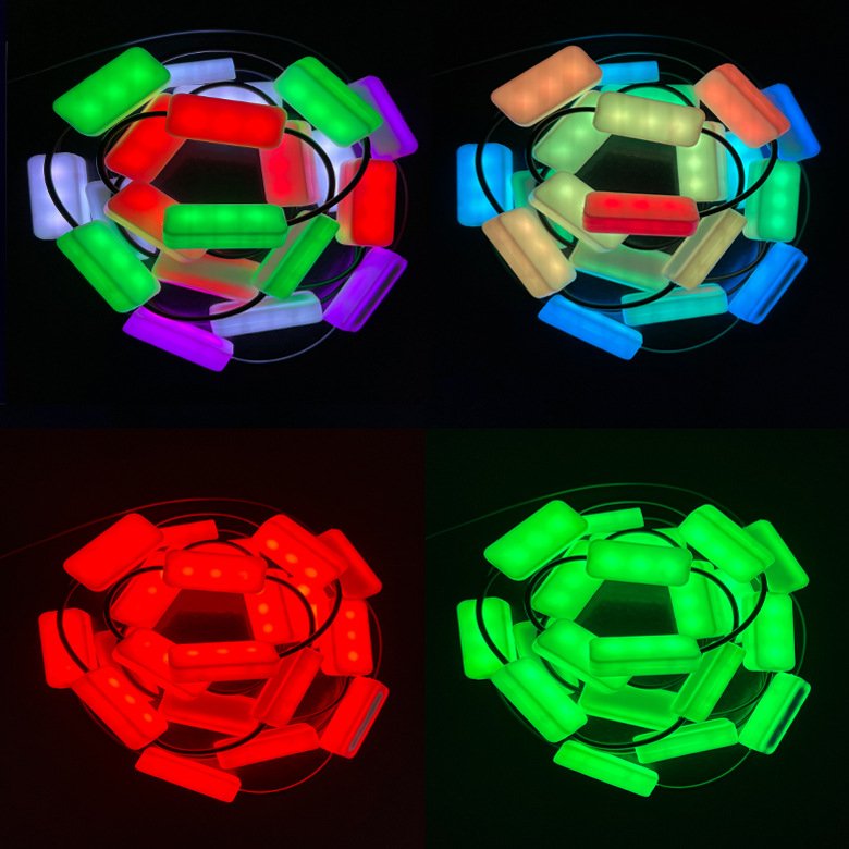 Yosovlamp New Car Atmosphere Light Music Rhythm RGB Interior Decoration Light Module Intelligent Color Modified Light Strip