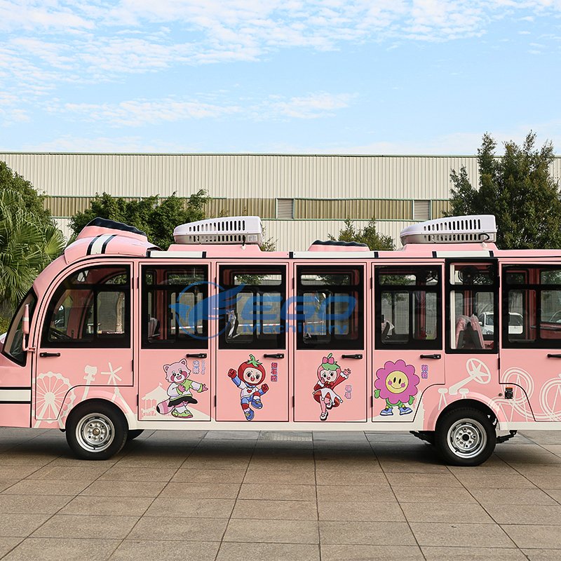 EGO High Quality and Convenient Electric Bus Fish Theme Lead-acid Battery Can Climb the Mountain Mini Sightseeing Car