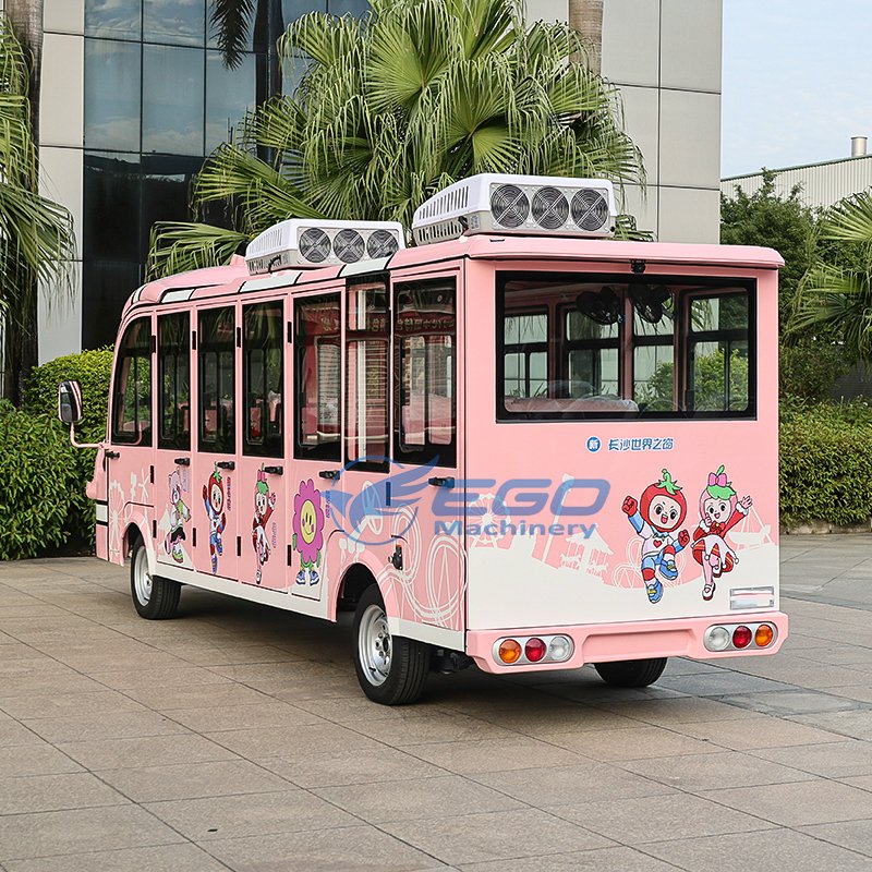 EGO High Quality and Convenient Electric Bus Fish Theme Lead-acid Battery Can Climb the Mountain Mini Sightseeing Car