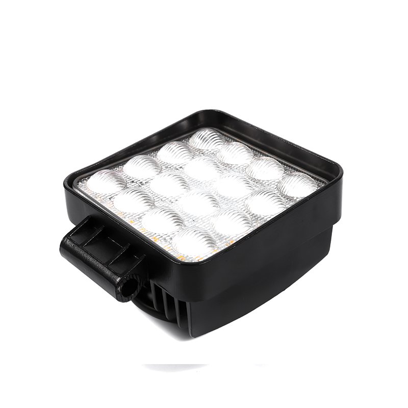 Factory Quality 4 Inch Led Work Light 12V 24V 48W+18W White Square Car Light for Offroad Cars Flood Beam