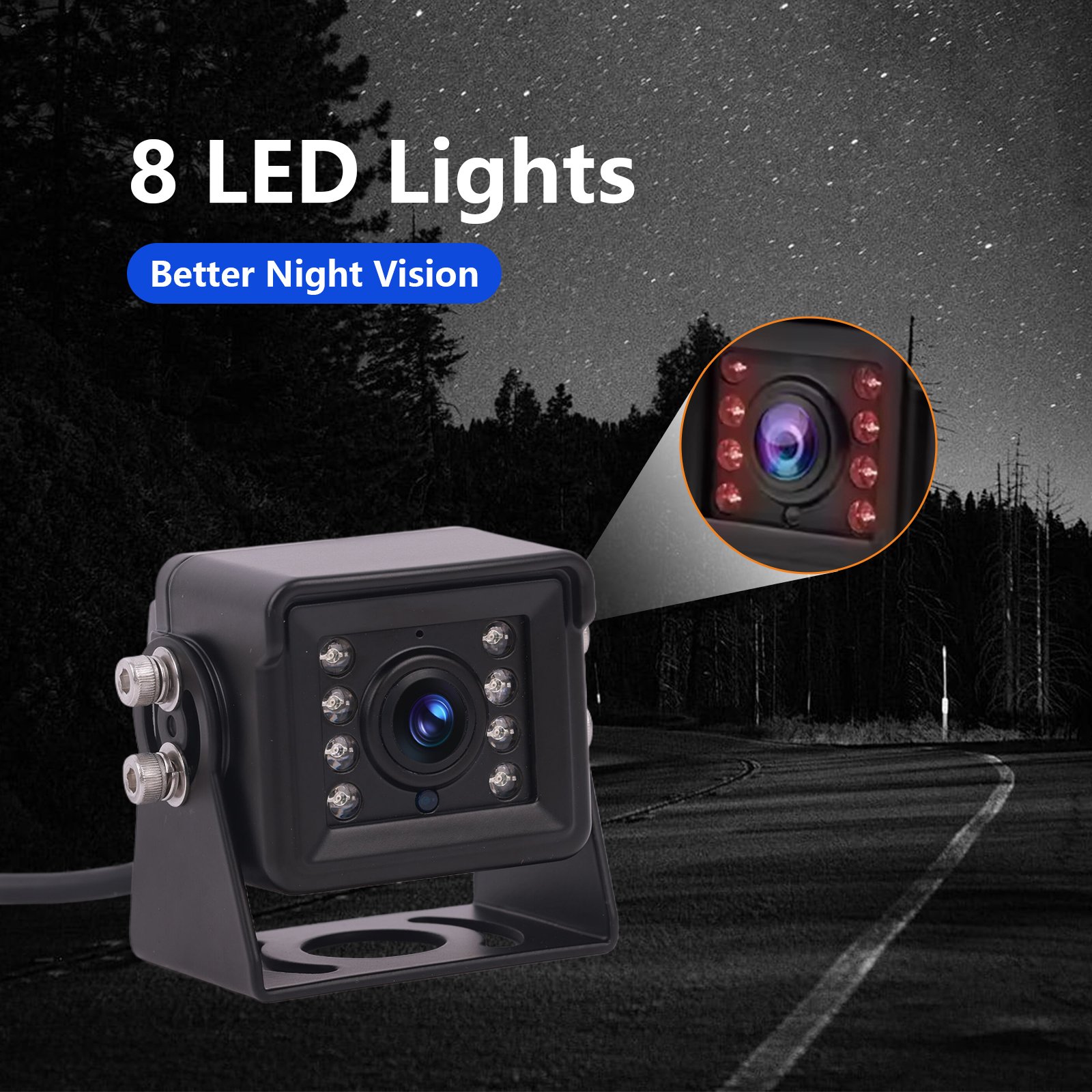 AHD 1080P Reversing Car Camera Auto Vehicle Backup Camera Truck Bus Trailer Commercial Vehicle Universal Truck Bus Backup Camera