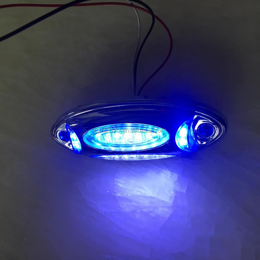 Hyundai Bus and Truck LED Side Lights 12V-24V Blue Tail Light