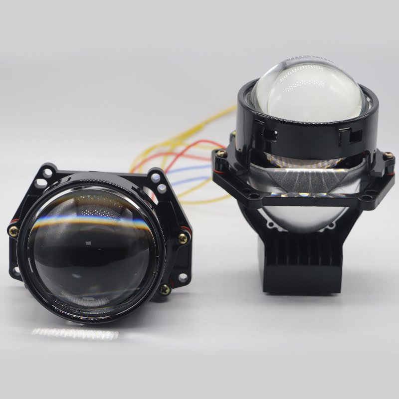 Universal Headlight Led Bifocal Lens Mode High Power Spotlight High Low Laser Beam Retrofit,Laser Bifocal Lens,fog Projector