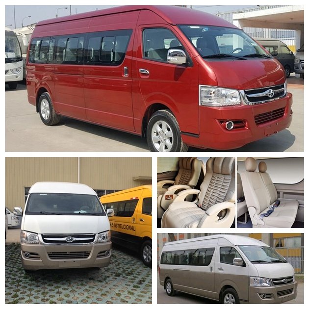 Four-wheel Mini Van 15 Seat Buses Mini Bus