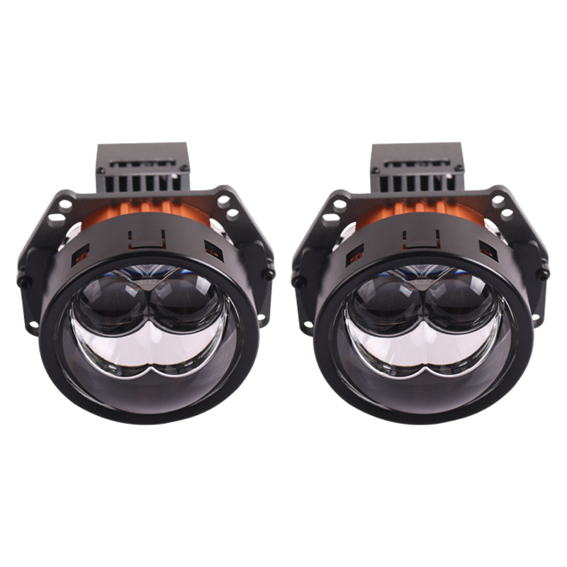 Sanvi Auto Lighting 3 Inch 6000K A11+pro Blue Bi Led Laser Projector Lens Light Strong High Beam Car Retrofit Bi-led Headlights