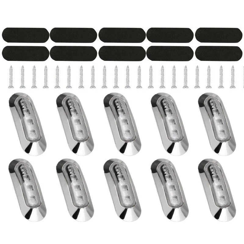 12-24V Front Rear Side Indicators LED Side Marker Light Clearance Lamp for Truck Car Bus Trailer Van Caravan Boat