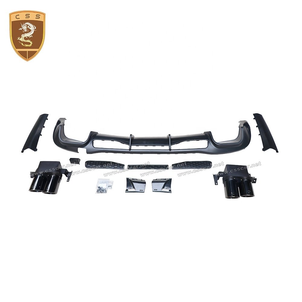 B Style Front Lip Side Vents Rear Lip Ducktail Spoiler Body Kit for Mercedes Bens S Class W223 PP Material Bodykit