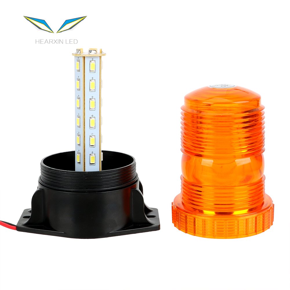 DC 12V LED Strobe Flashing Light Universal Strobe Emergency Lamp Truck Warning Light Car-styling Flash Beacon Car Accessories