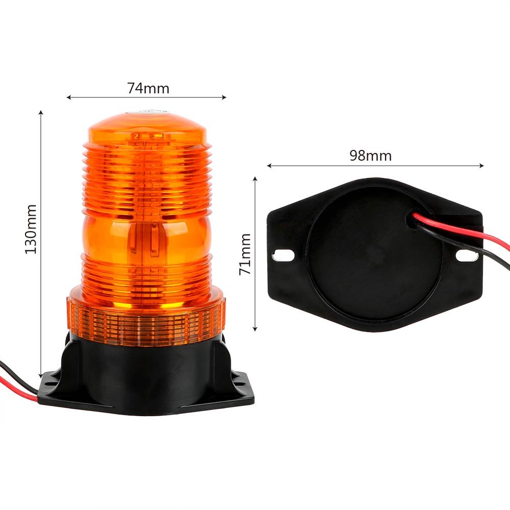 DC 12V LED Strobe Flashing Light Universal Strobe Emergency Lamp Truck Warning Light Car-styling Flash Beacon Car Accessories