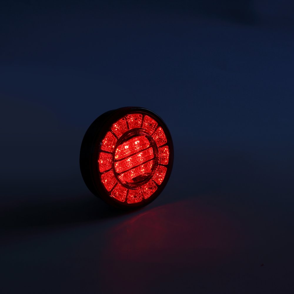 Manufacturer Hot Selling 4 Inch Round Turn Signal Tail Lights LED Rear Lamp LED Truck Trailer Light