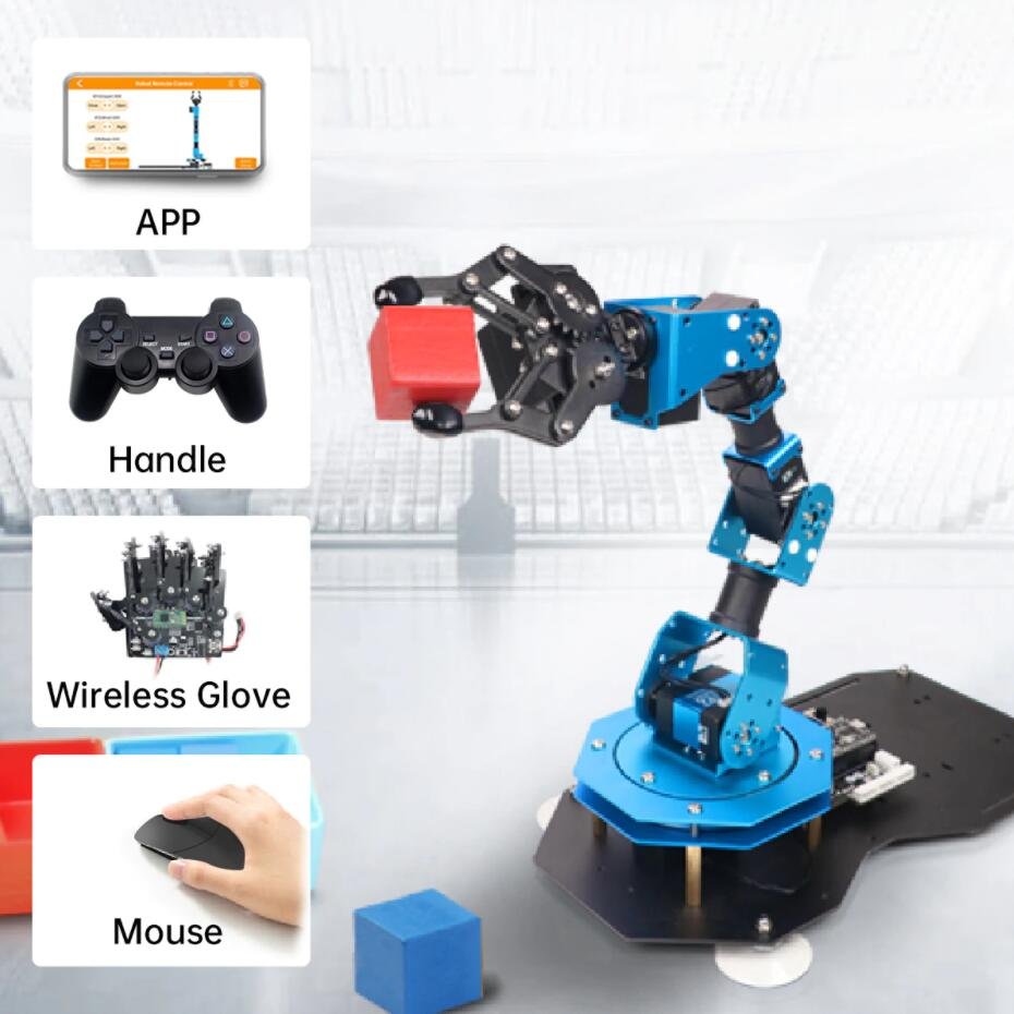 Easy Assembly ESP32 Smart Robot Kit for Artificial Intelligent Engineering Learner and Education